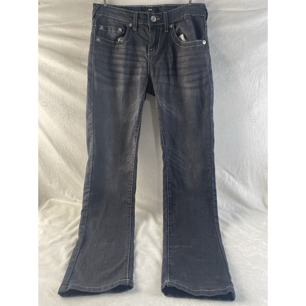 True Religion Geno Relaxed Slim Black Fade/Dark Gray Jeans